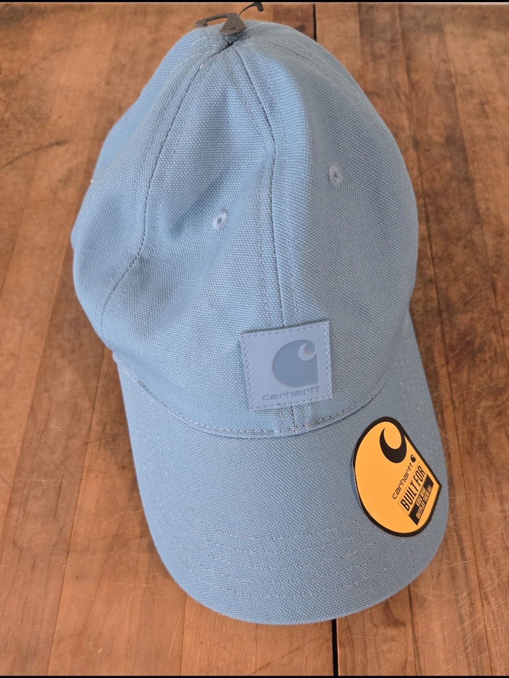 Carhartt Kids Light Blue Canvas Baseball Cap